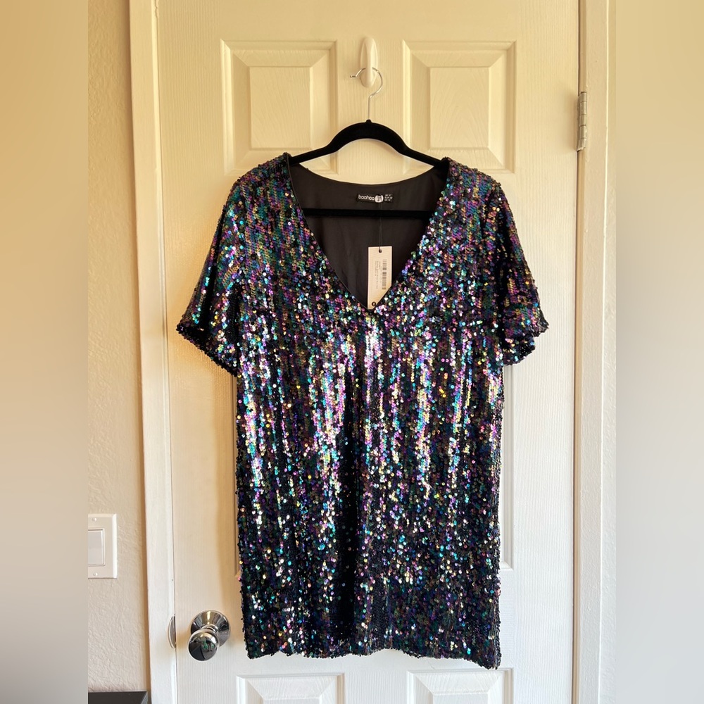 Boohoo Sequin Dress